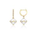 18Kt Yellow Gold Fresh Water Pearl Earrings - Chris Correia