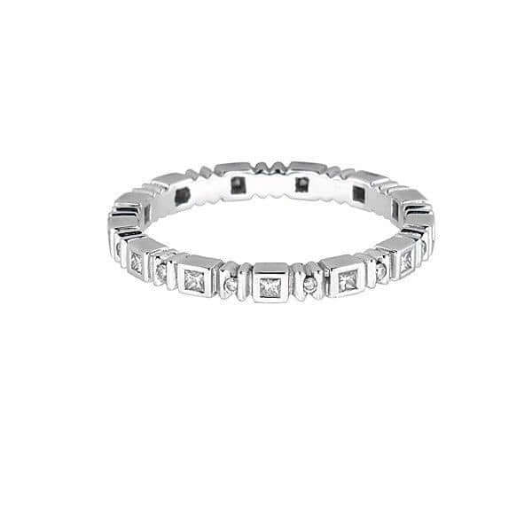 18Kt White Gold Diamond Eternity Band Ring - Chris Correia
