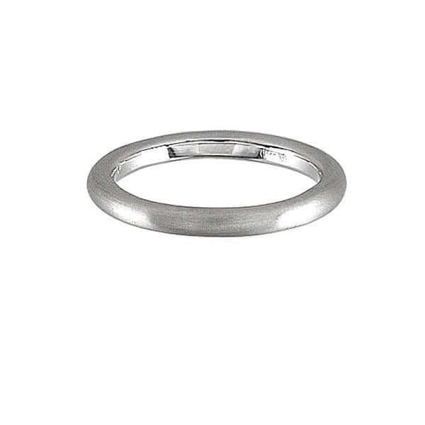 Platinum 2.5mm Round Band Ring - Chris Correia