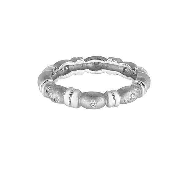 Platinum 'Gumdrop' Diamond Band Ring - Chris Correia