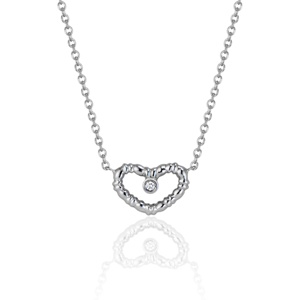 Platinum Mini 'Gumdrop' Diamond Reversible Necklace - Chris Correia