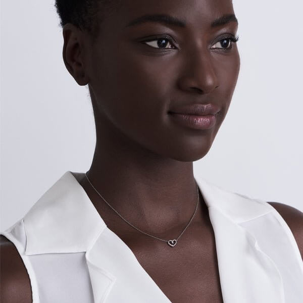 Platinum Mini 'Gumdrop' Diamond Reversible Necklace - Chris Correia