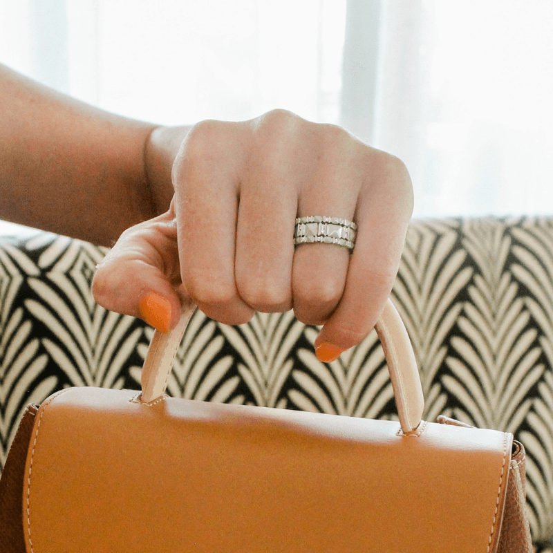 Platinum 'Sugarloaf' Diamond Band Ring - Chris Correia